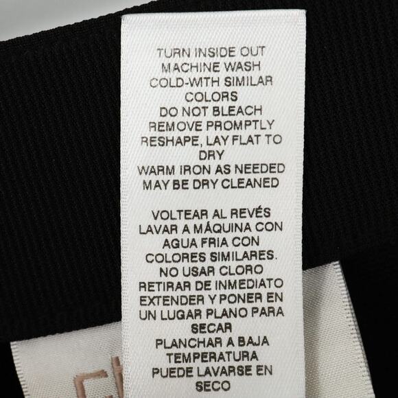 Chicos Collection 0 Womens 4 Small Dress Pants Black Stretch Knit Straight Leg - Picture 11 of 11